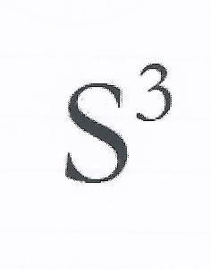 The representation of the trademark S³