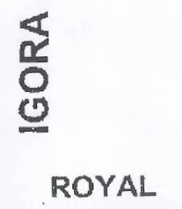 Paraqitja e markës IGORA ROYAL