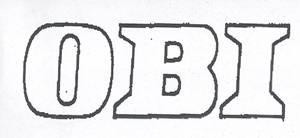 The representation of the trademark OBI