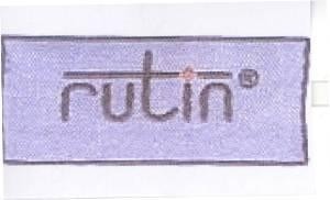 The representation of the trademark rutin