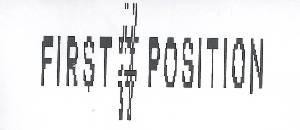 La reproduction de la marque FIRST # POSITION