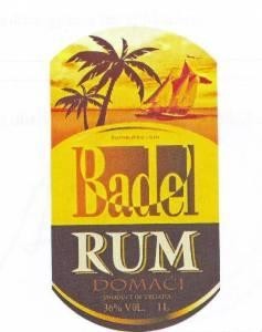 Paraqitja e markës BADEL RUM DOMACI