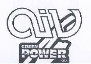 The representation of the trademark aiv POWER GREEN