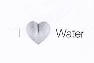 The representation of the trademark I LOVE WATER