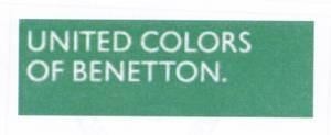 Paraqitja e markës UNITED COLORS OF BENETTON.