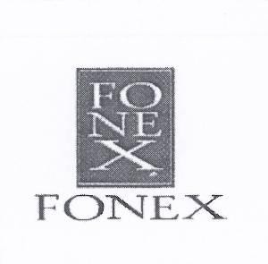 The representation of the trademark FONEX