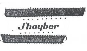 The representation of the trademark J'hayber