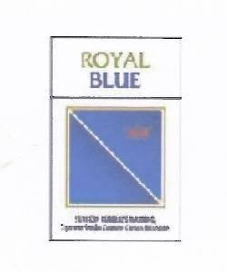 The representation of the trademark ROYAL BLUE