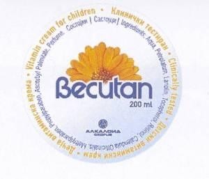 The representation of the trademark Becutan