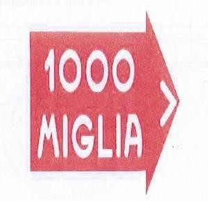 The representation of the trademark 1000 MIGLIA