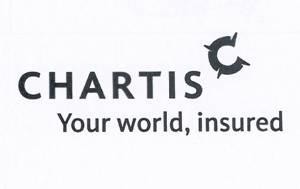 La riproduzione del marchio CHARTIS Your world, insured