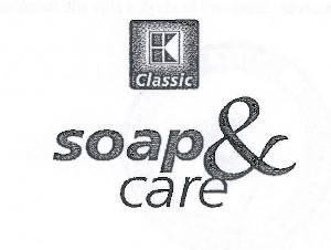 The representation of the trademark soap&care