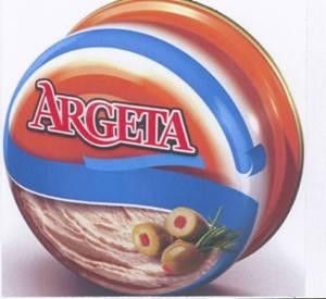 The representation of the trademark ARGETA