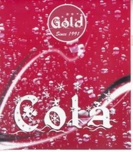 The representation of the trademark Cola