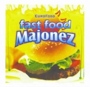 La riproduzione del marchio fast food Majonez