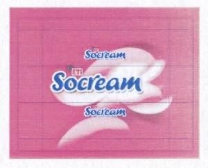 The representation of the trademark Socream