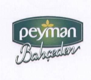 Paraqitja e markës peyman - Bahçeden