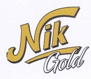 Die Wiedergabe der Marke Nik Gold