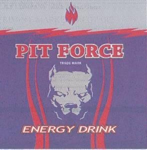 La reproduction de la marque PIT FORCE ENERGY DRINK