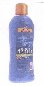 The representation of the trademark shampoo Nettle