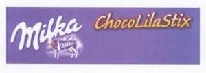 Paraqitja e markës milka ChocoLilaStix
