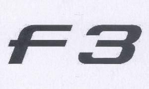 The representation of the trademark F 3