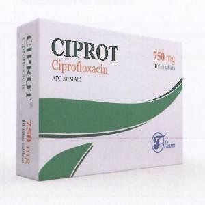 Paraqitja e markës CIPROT Ciprofloxacin