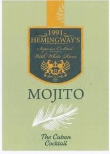 The representation of the trademark MOJITO The Cuban Cocktail