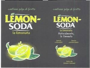 Die Wiedergabe der Marke LEMON SODA