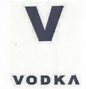 The representation of the trademark V V O D K A