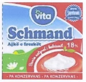 Paraqitja e markës Schmand vita ajkë e freskët