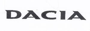 The representation of the trademark DACIA