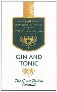 Paraqitja e markës GIN AND TONIC