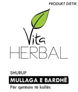 La riproduzione del marchio Vita HERBAL shurup Mullaga e Bardhë