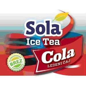 Paraqitja e markës Sola Ice Tea Cola ledeni caj