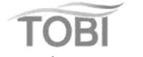 Die Wiedergabe der Marke TOBI