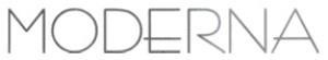 The representation of the trademark MODERNA