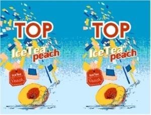 Paraqitja e markës TOP Ice Tea peach
