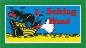Die Wiedergabe der Marke 3-Schlag Pirot