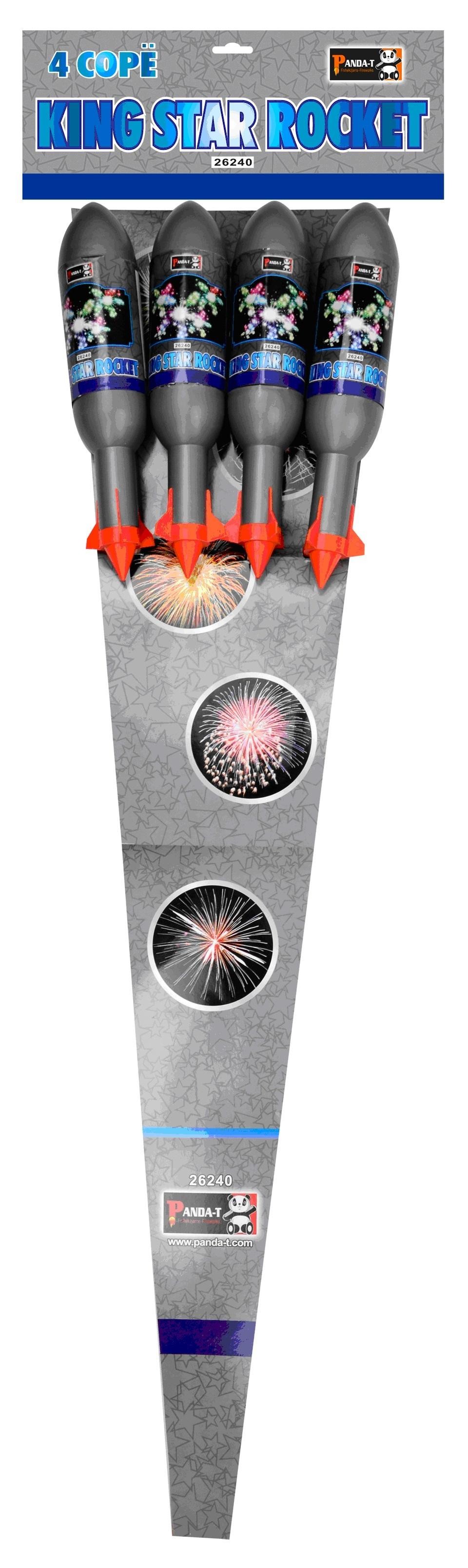 Die Wiedergabe der Marke king Star Rocket