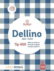 Paraqitja e markës Dellino 25 kg