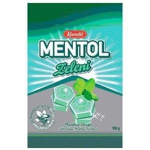Paraqitja e markës Kandit MENTOL Zeleni