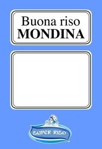 The representation of the trademark Buona riso MONDINA