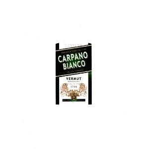 Paraqitja e markës CARPANO BIANCO