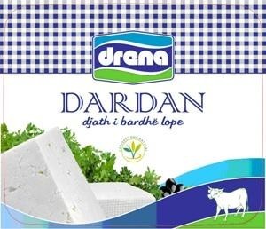 The representation of the trademark DARDAN drena djath I bardh lope