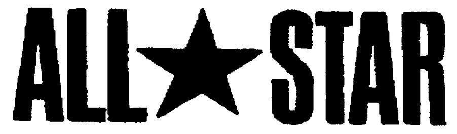 The representation of the trademark ALL STAR