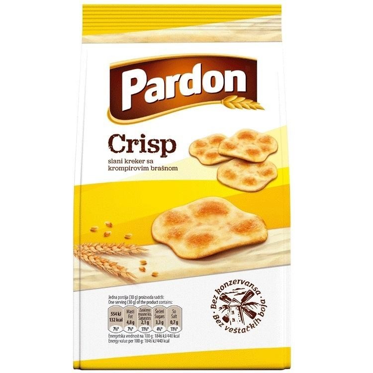 Paraqitja e markës Pardon Crisp