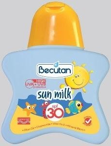 Paraqitja e markës Becutan sun milk 30