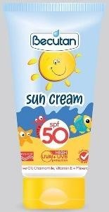 Paraqitja e markës Becutan sun cream