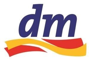 The representation of the trademark dm